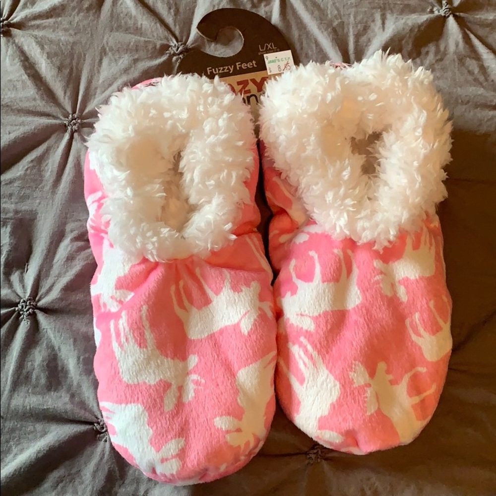 Lazy One fuzzy feet